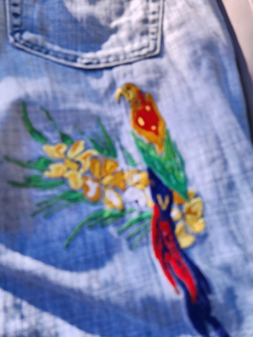 Stinkin Cute embroidered Jeans - Picture 6 of 12